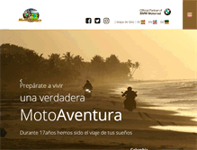 Tablet Screenshot of motoaventura.cl